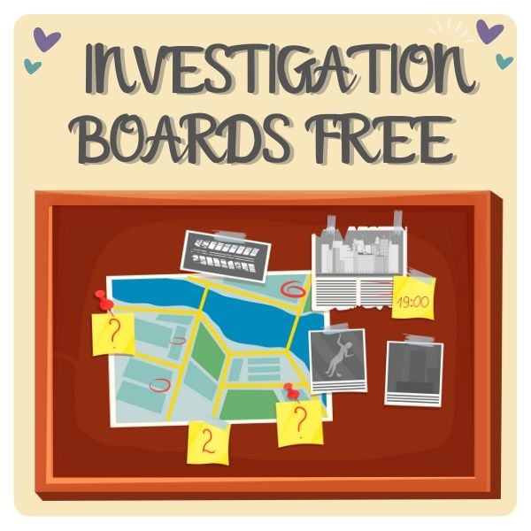 FREE INVESTIGATION BOARDS - Detective board
