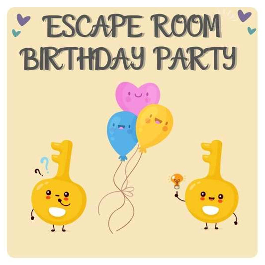 Birthday party Escape Room at home