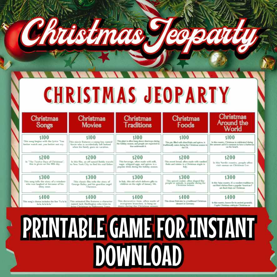 Festive Jeopardy Challenge