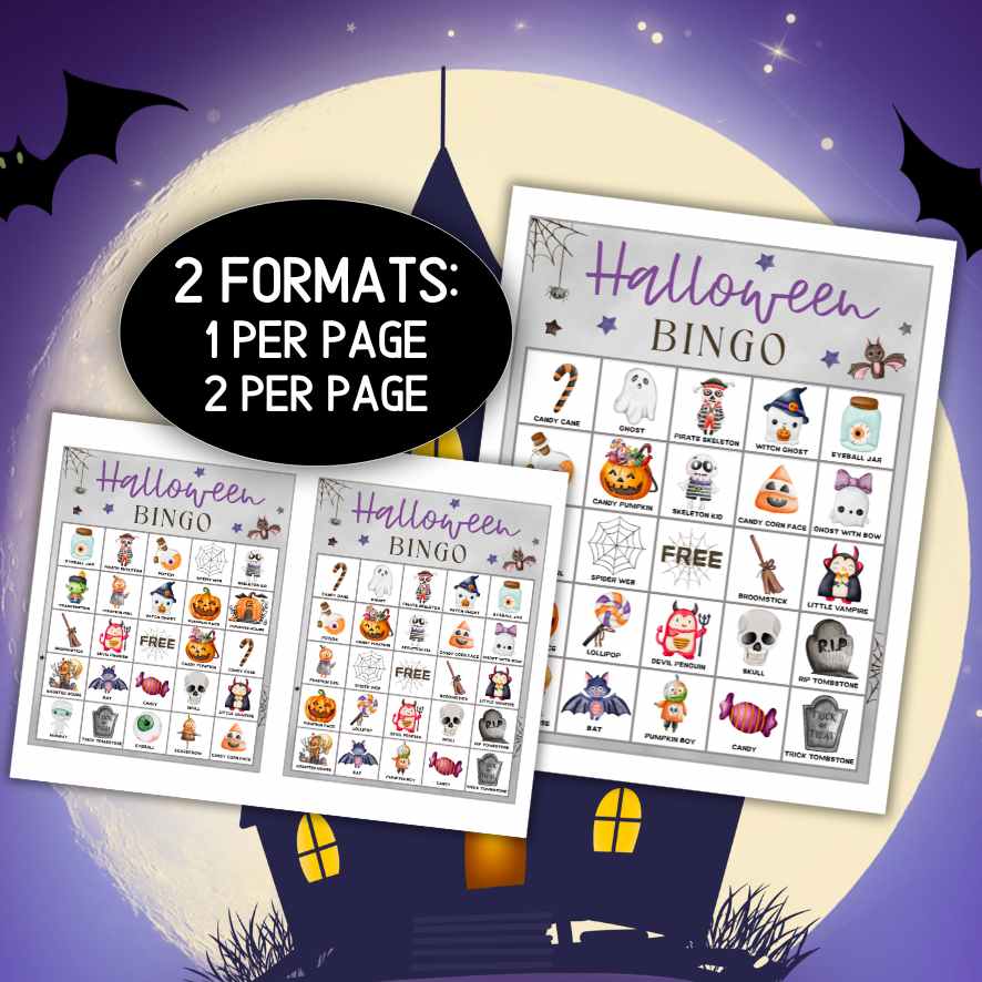 Halloween Bingo Cards