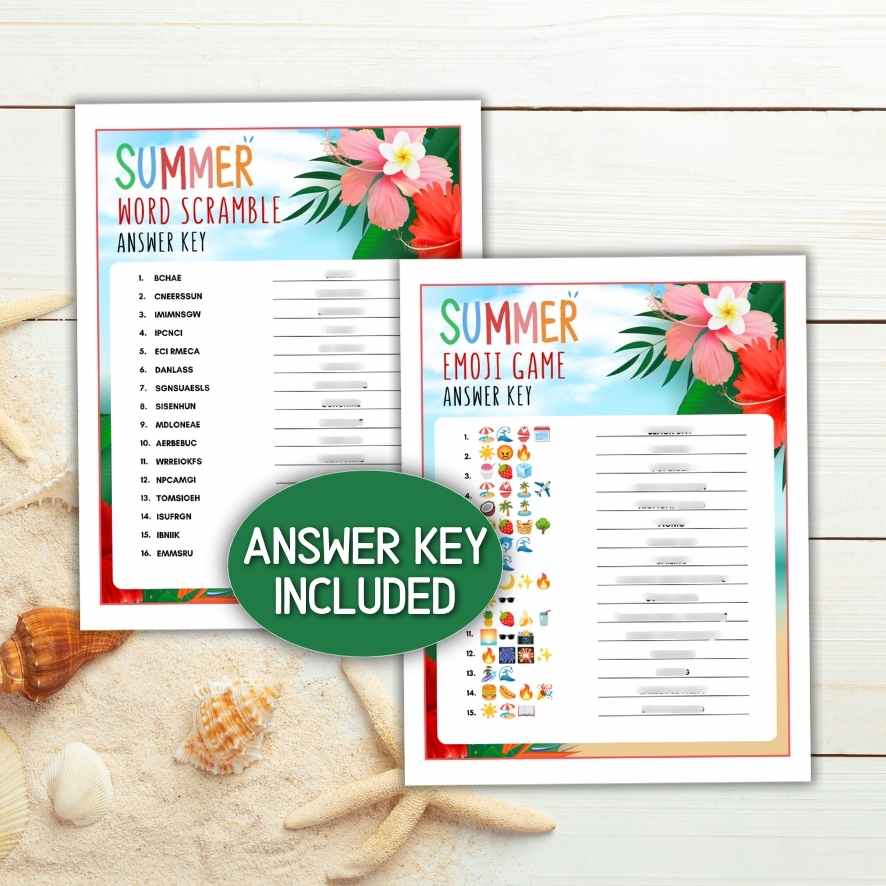 games for summer camp