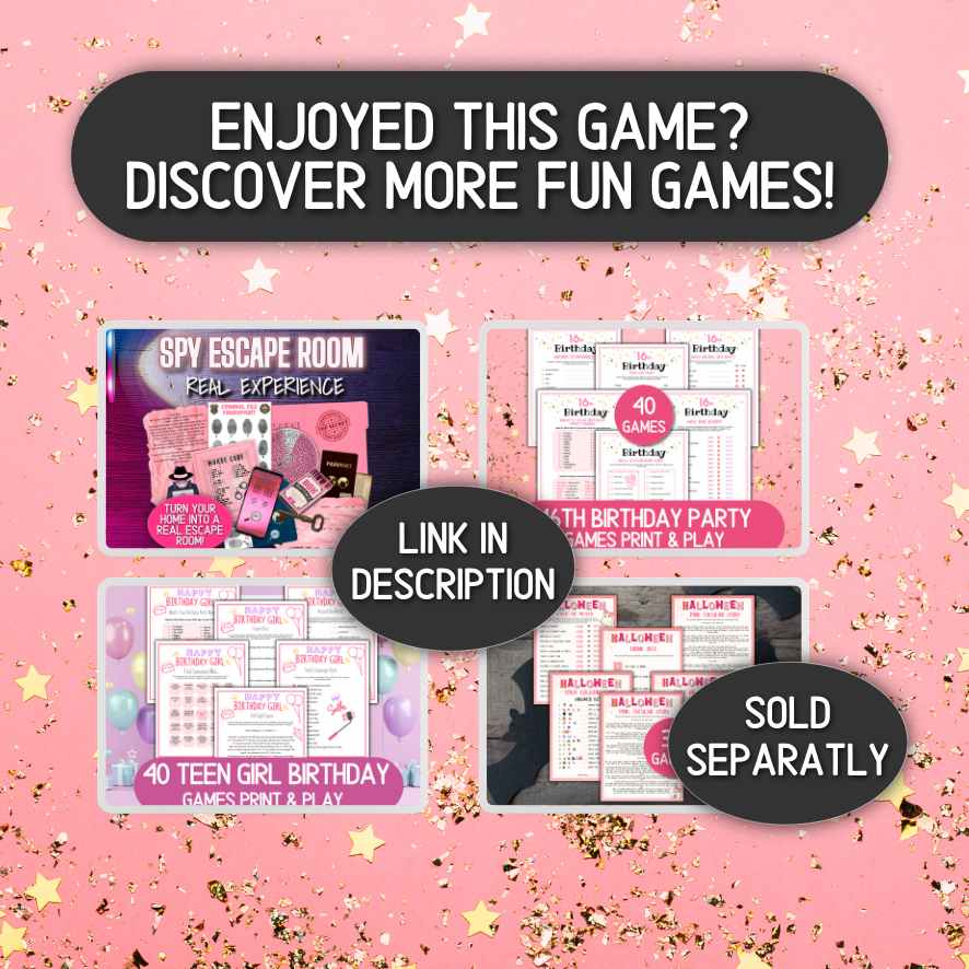 games for 18th birthday