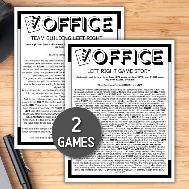 LEFT RIGHT OFFICE GAMES