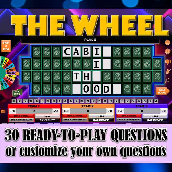 Game show wheel 