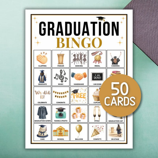 graduation bingo game