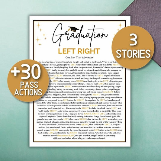 graduation left right game