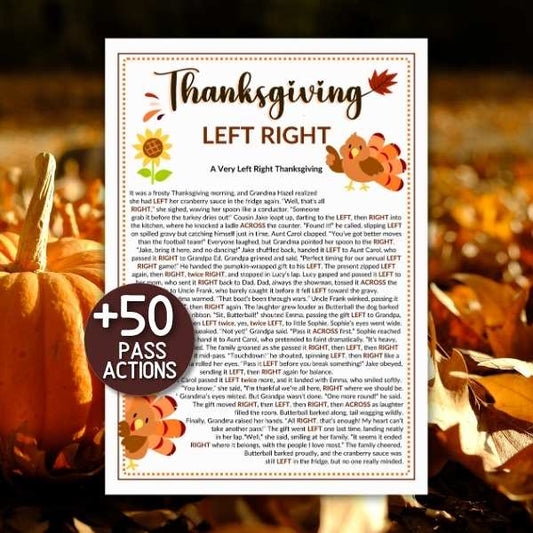 THANKSGIVING LEFT RIGHT GAME