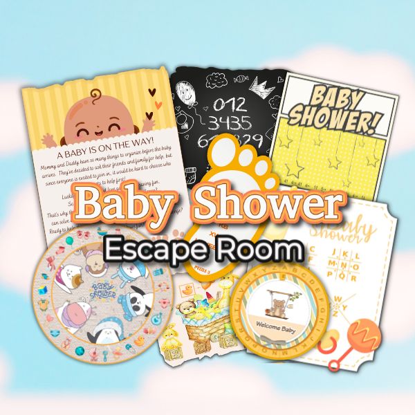 baby shower escape game