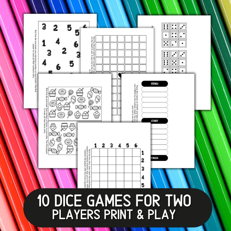 easy dice games with 2 dice