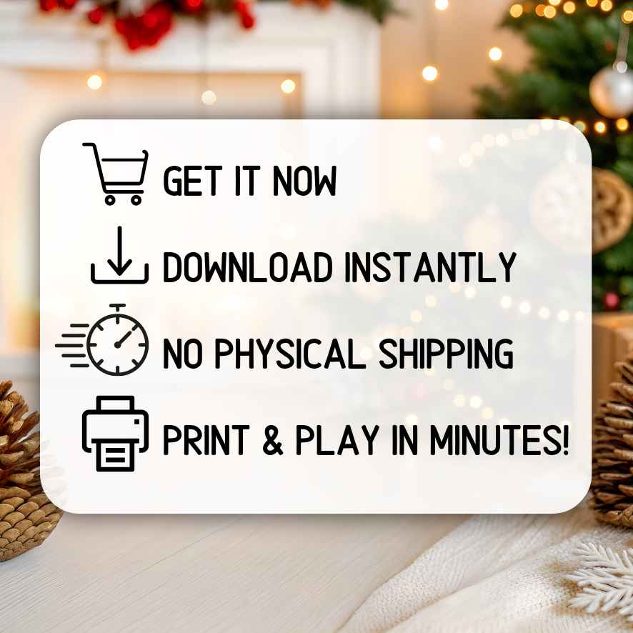 printable christmas bingo sheets