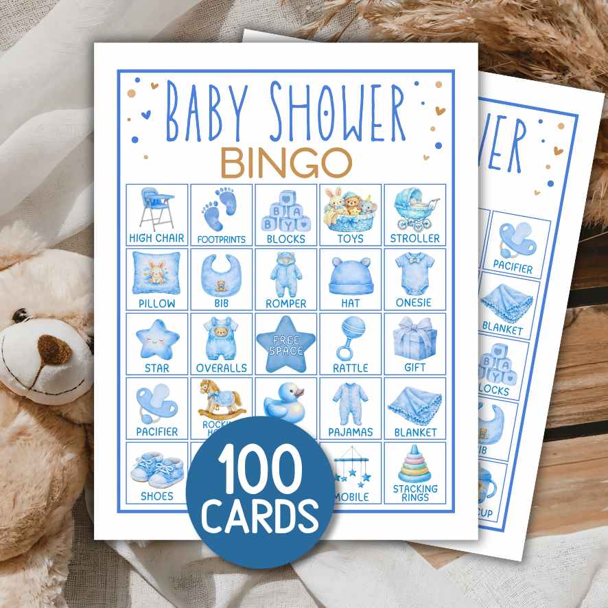 baby shower bingo game