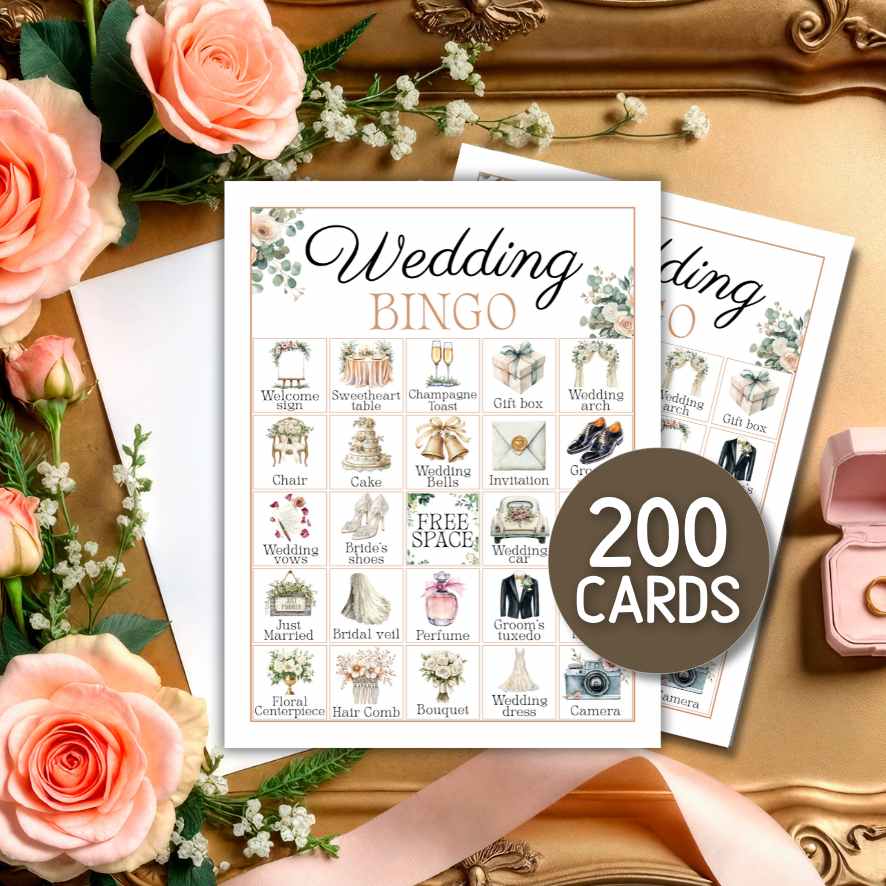 wedding bingo printable

