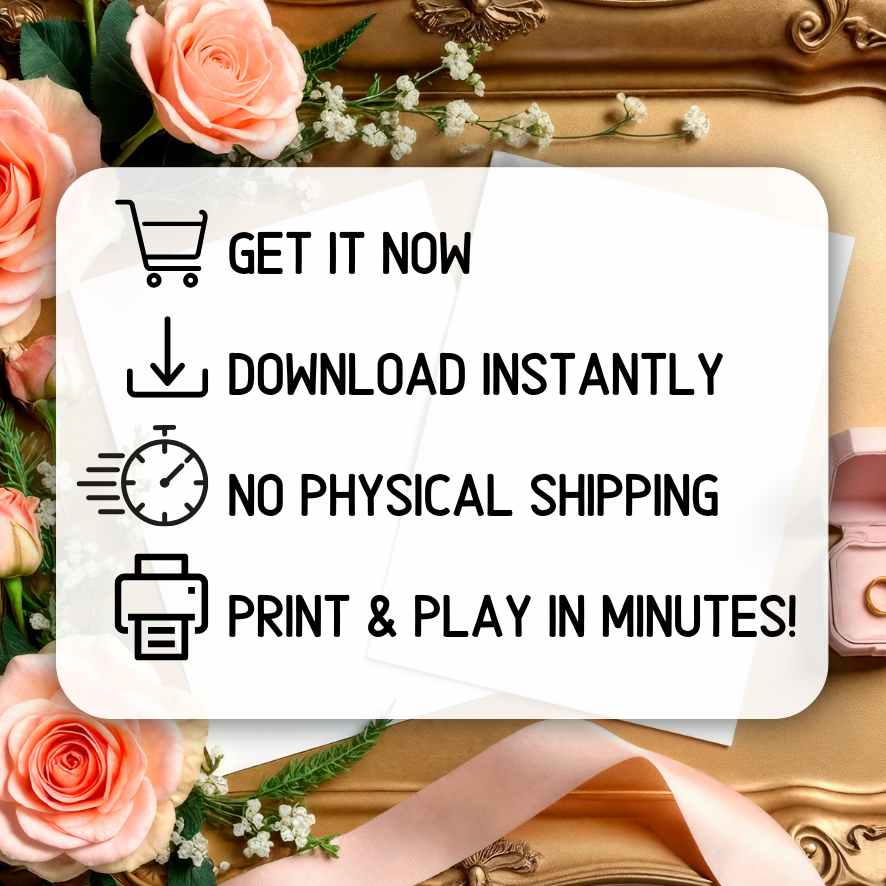 bridal shower bingo printable