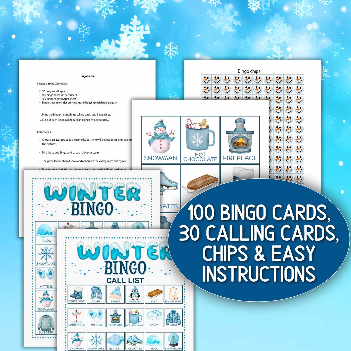 holiday bingo game printable

