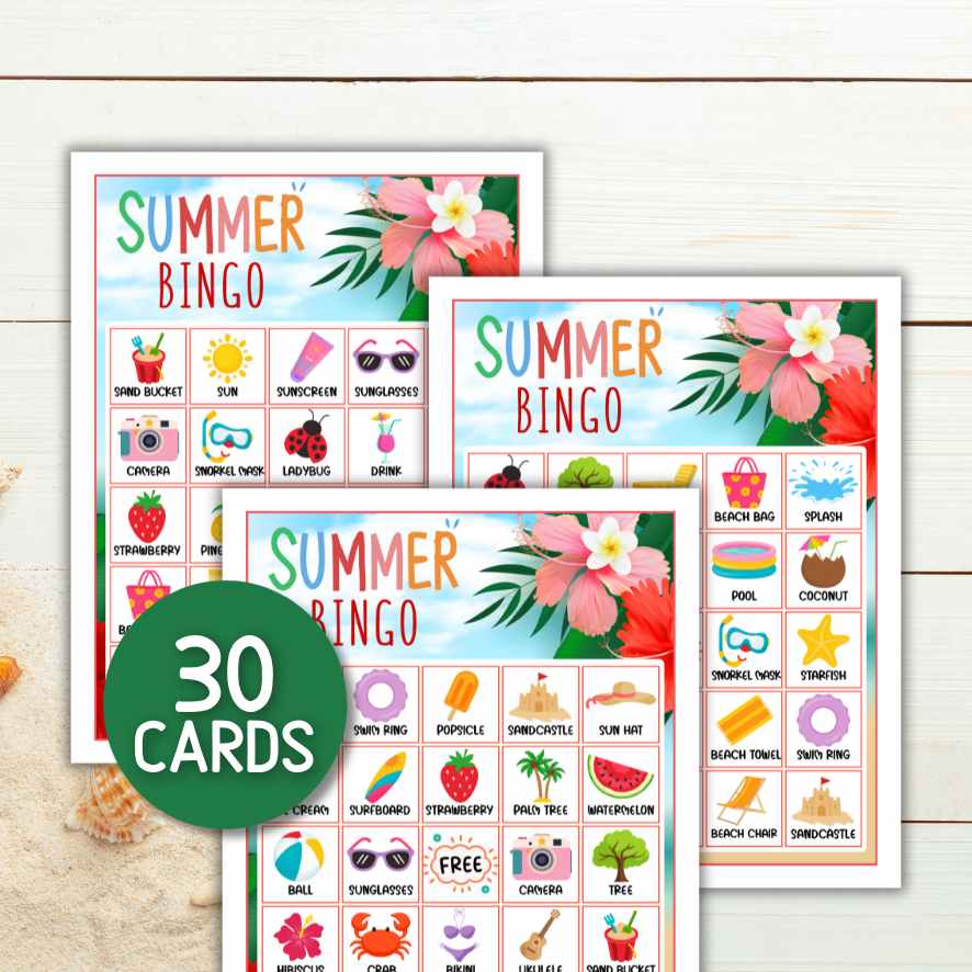summer bingo for kids