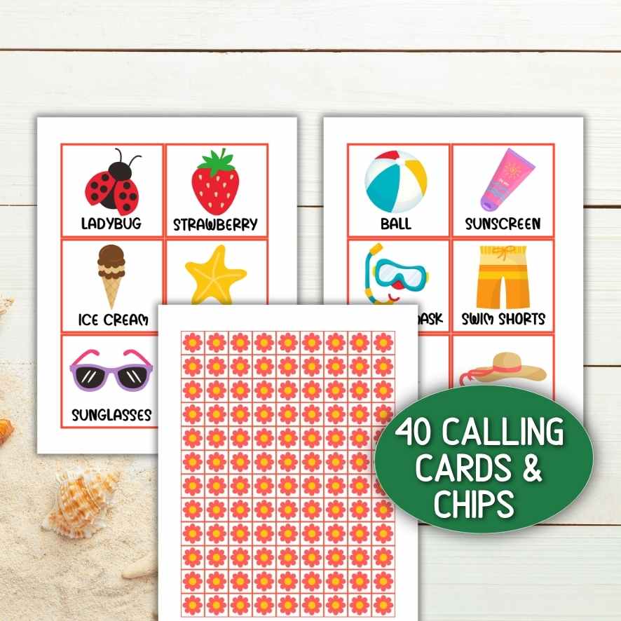 summer camp bingo printable