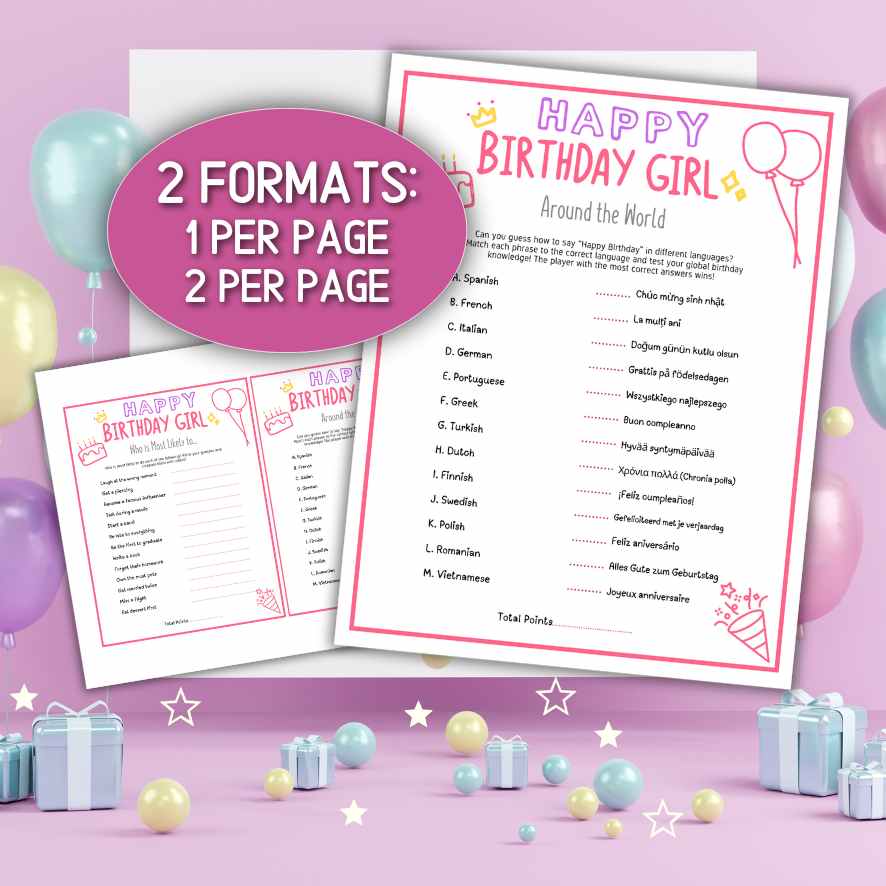 birthday party games for teenagers