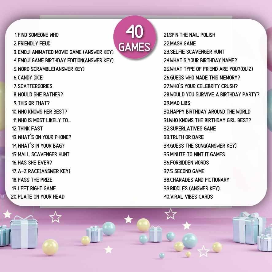 teen girls sleepover games