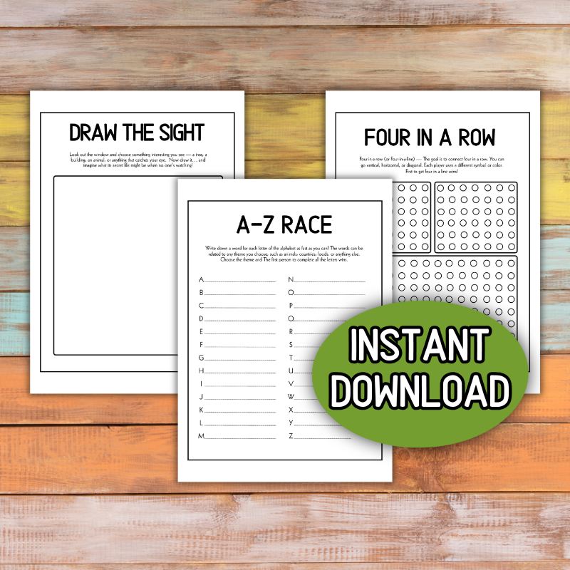 screen free activities