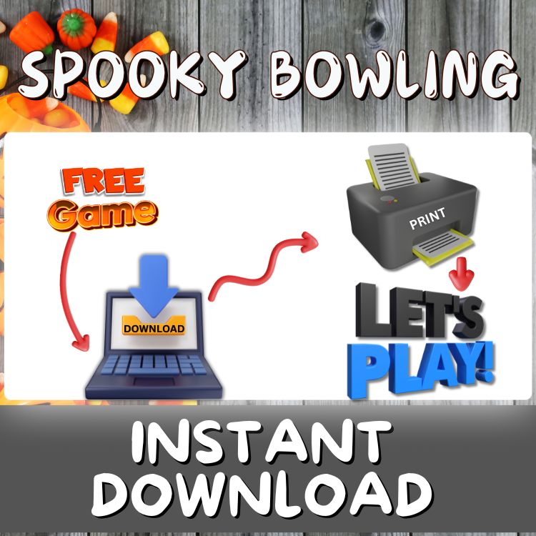 Spooky Bowling' instant download game