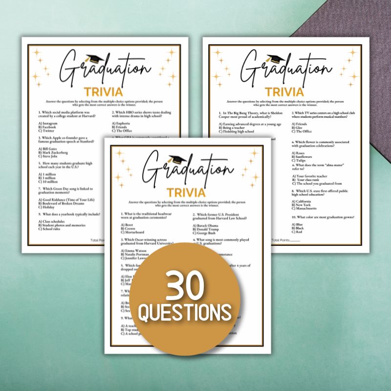 trivia printable