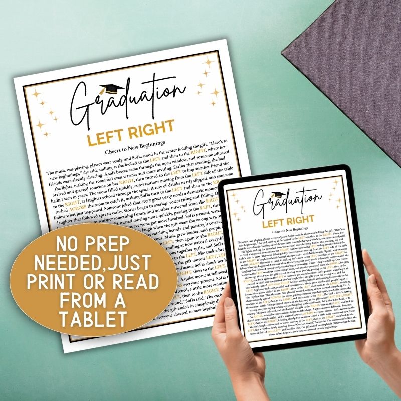graduation pass the gift game