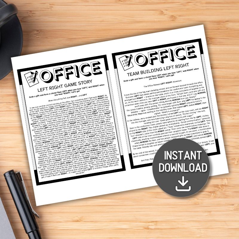 LEFT RIGHT OFFICE GAMES