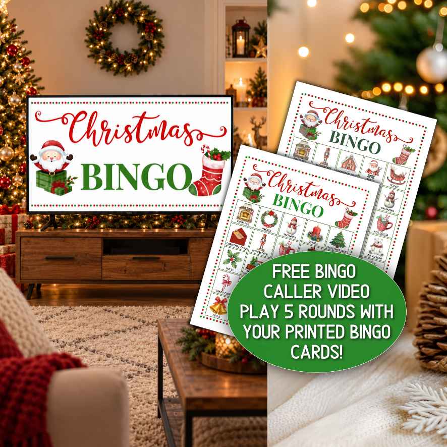christmas bingo cards printable