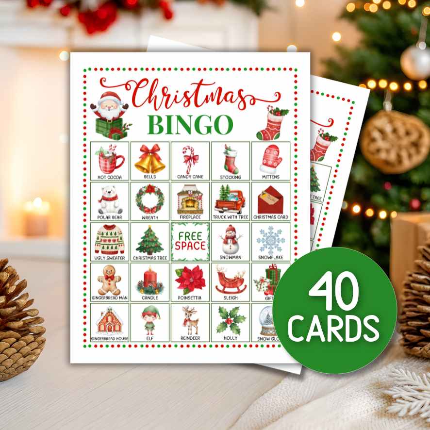 christmas bingo for 30 people