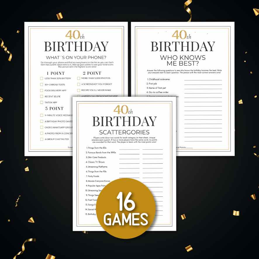 birthday icebreaker games