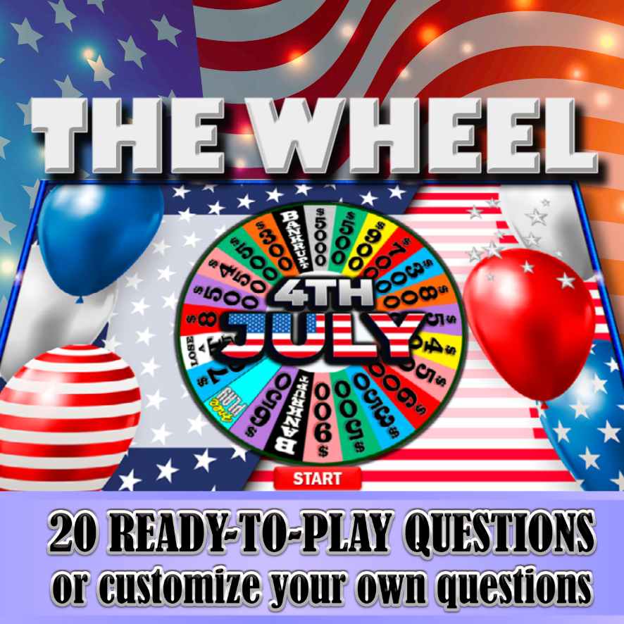 4th of july spin the wheel game