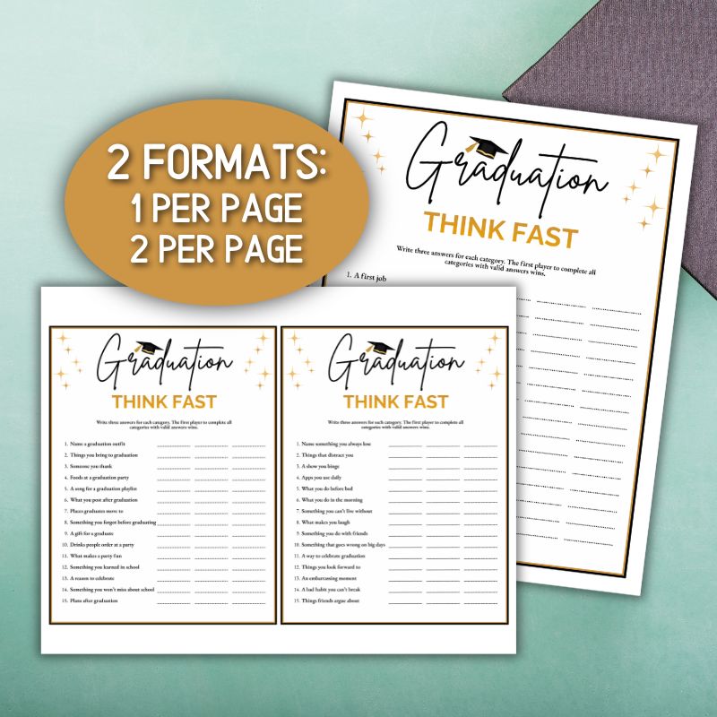 graduation printable
