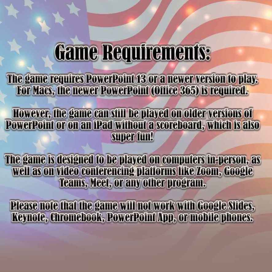 4th july powerpoint games