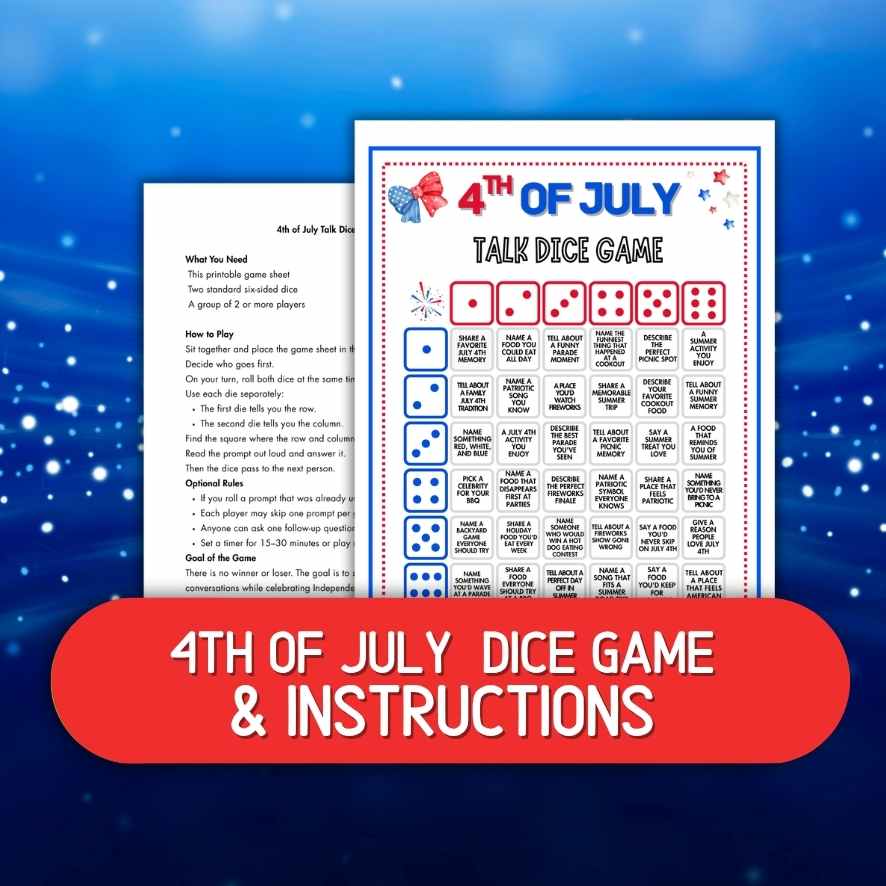 independence day dice game