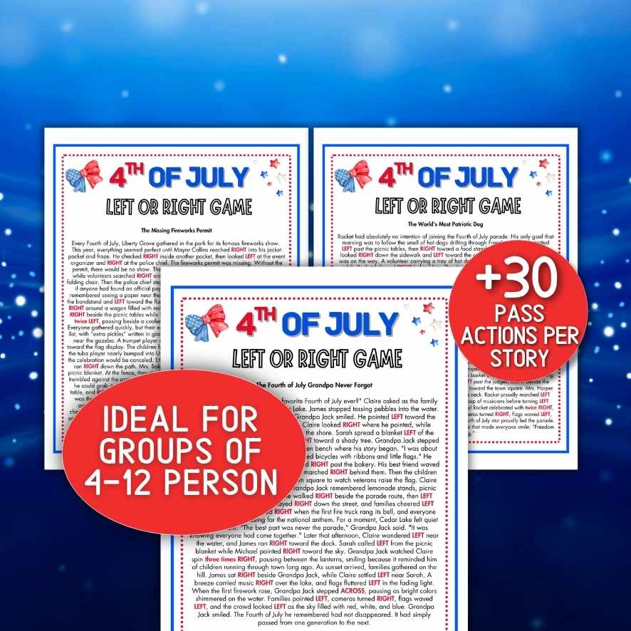 independence day left right game