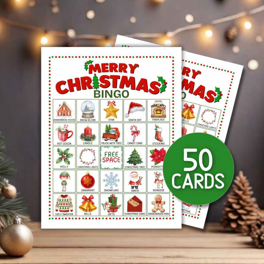 merry christmas bingo game