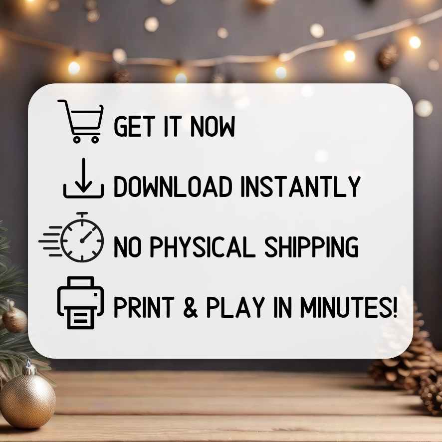 printable christmas bingo sheets