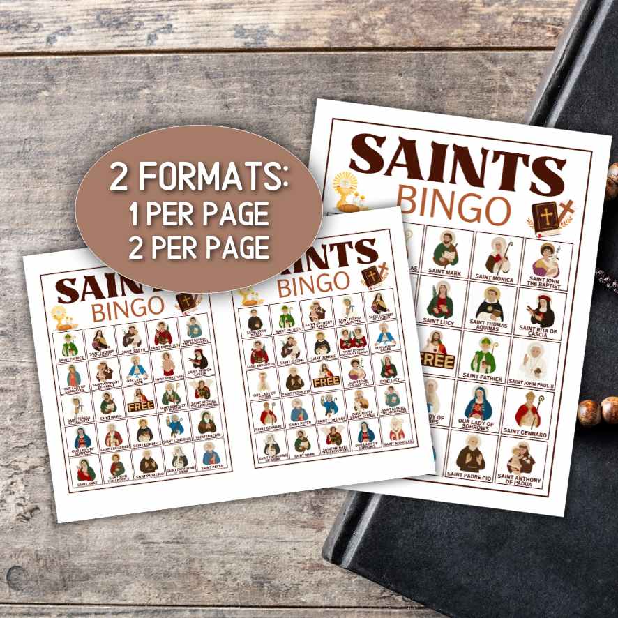 catholic saints games activities