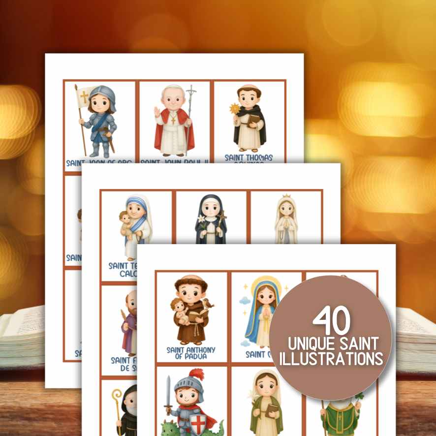 catholic saints bingo


