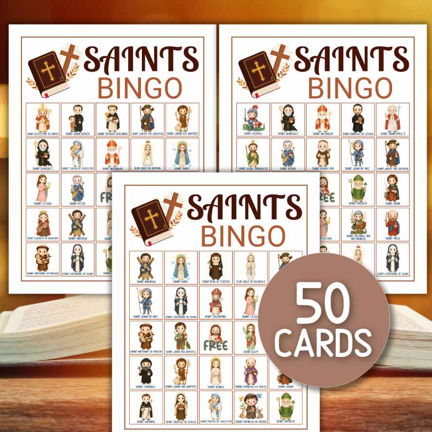 catholic saints games activities