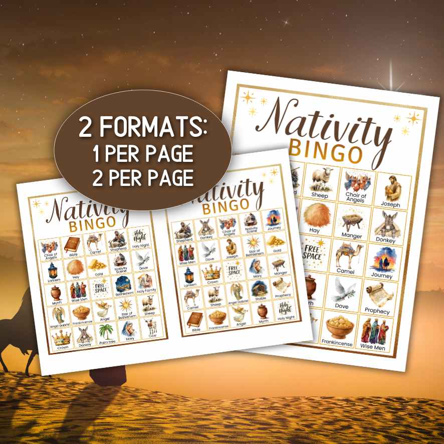 religious bingo cards