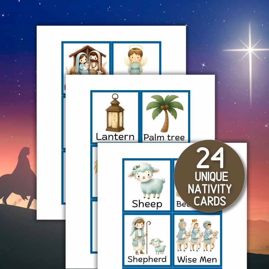 christian christmas bingo for kids

