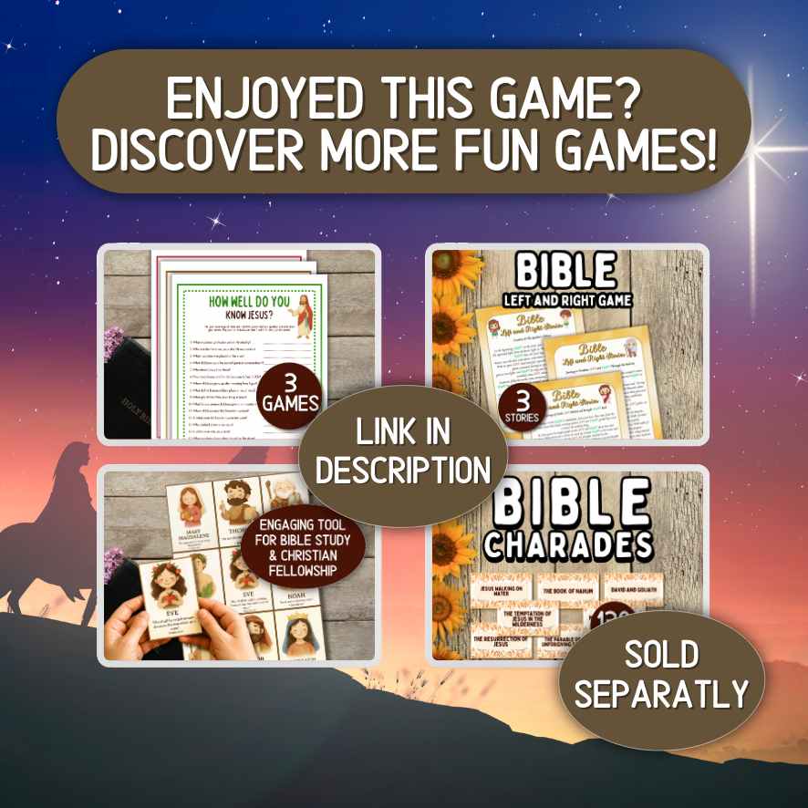 christmas nativity bingo

