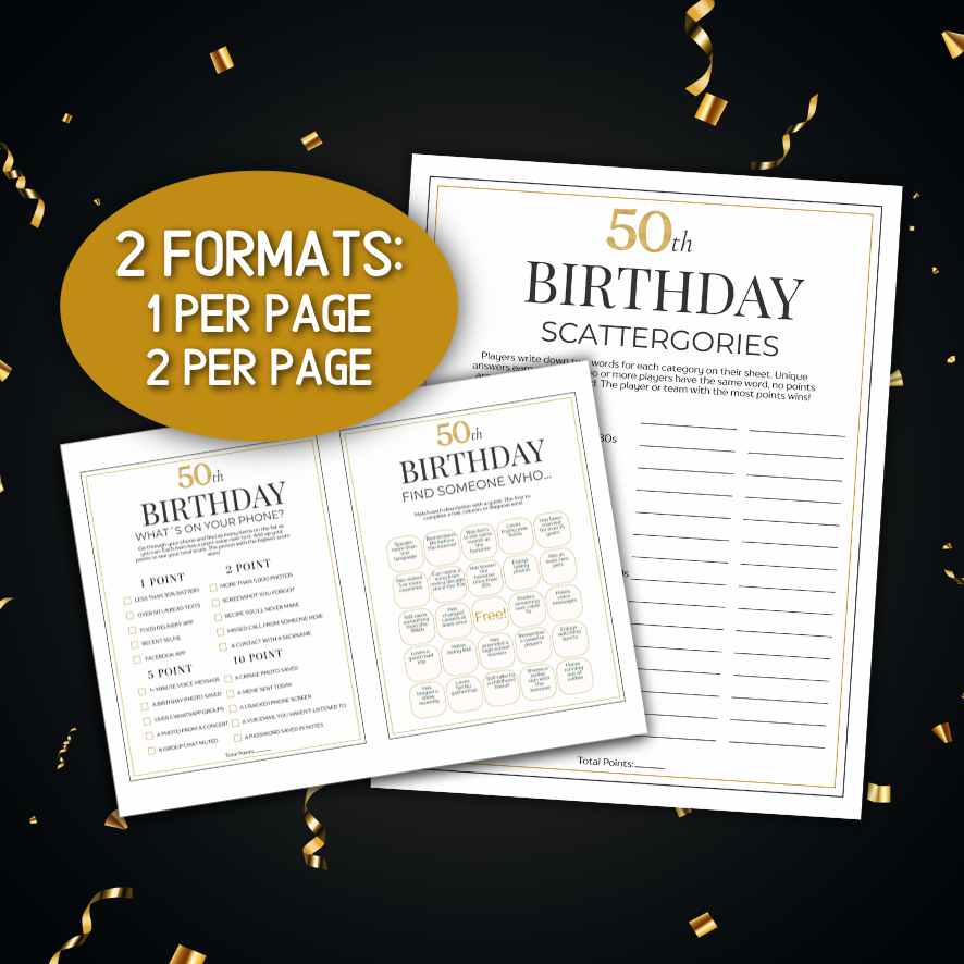birthday celebration activities