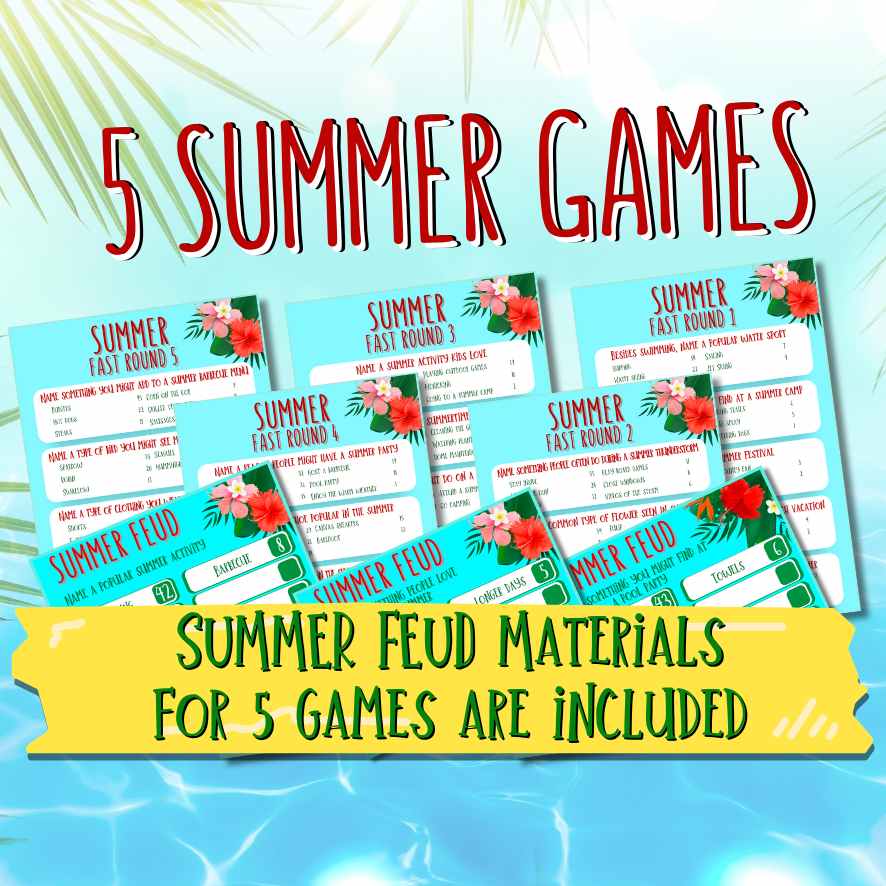 printable summer games