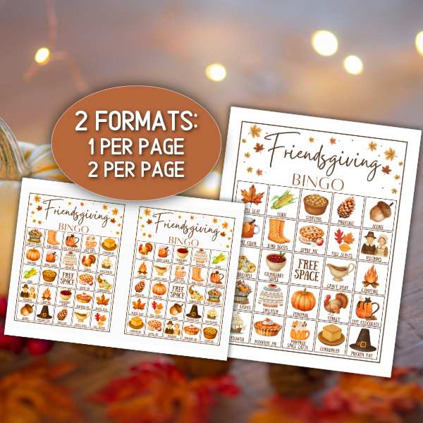 Friends Giving Bingo