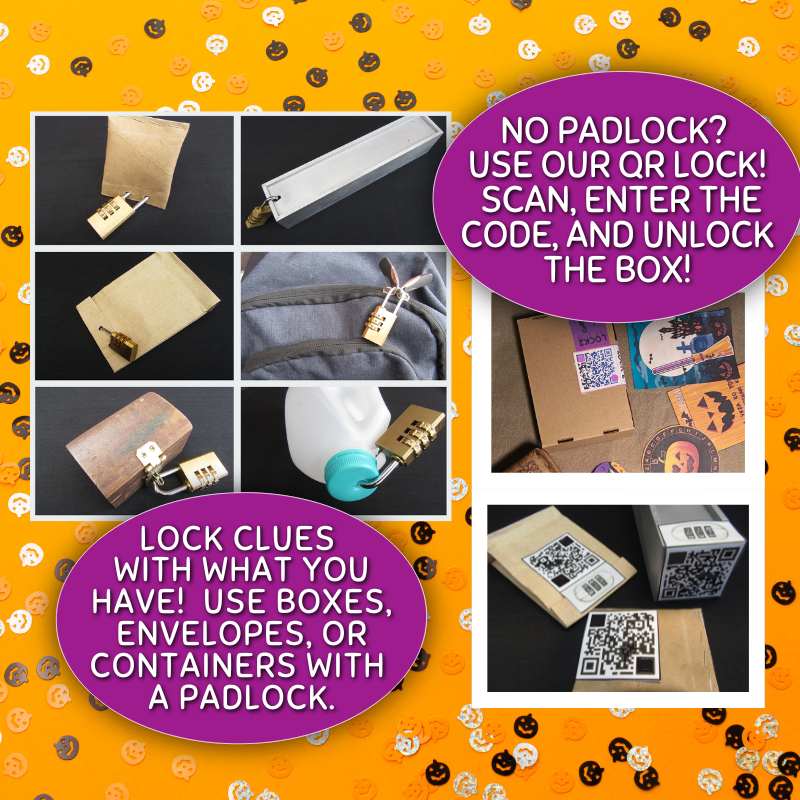 Halloween Escape Room with Locks
