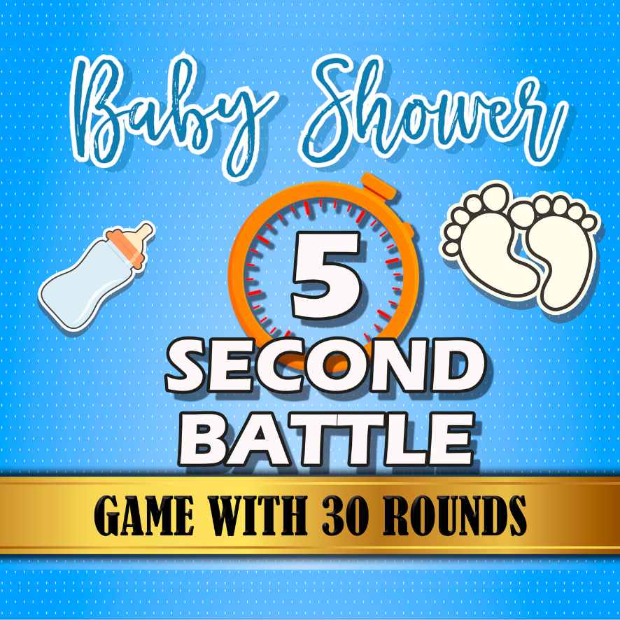 5 second baby shower game