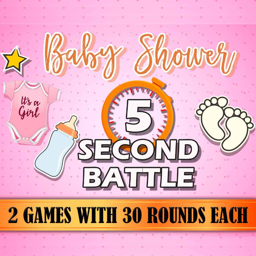 5 second baby shower game