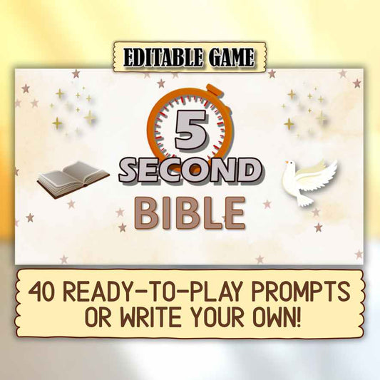 bible 5 second game powerpoint